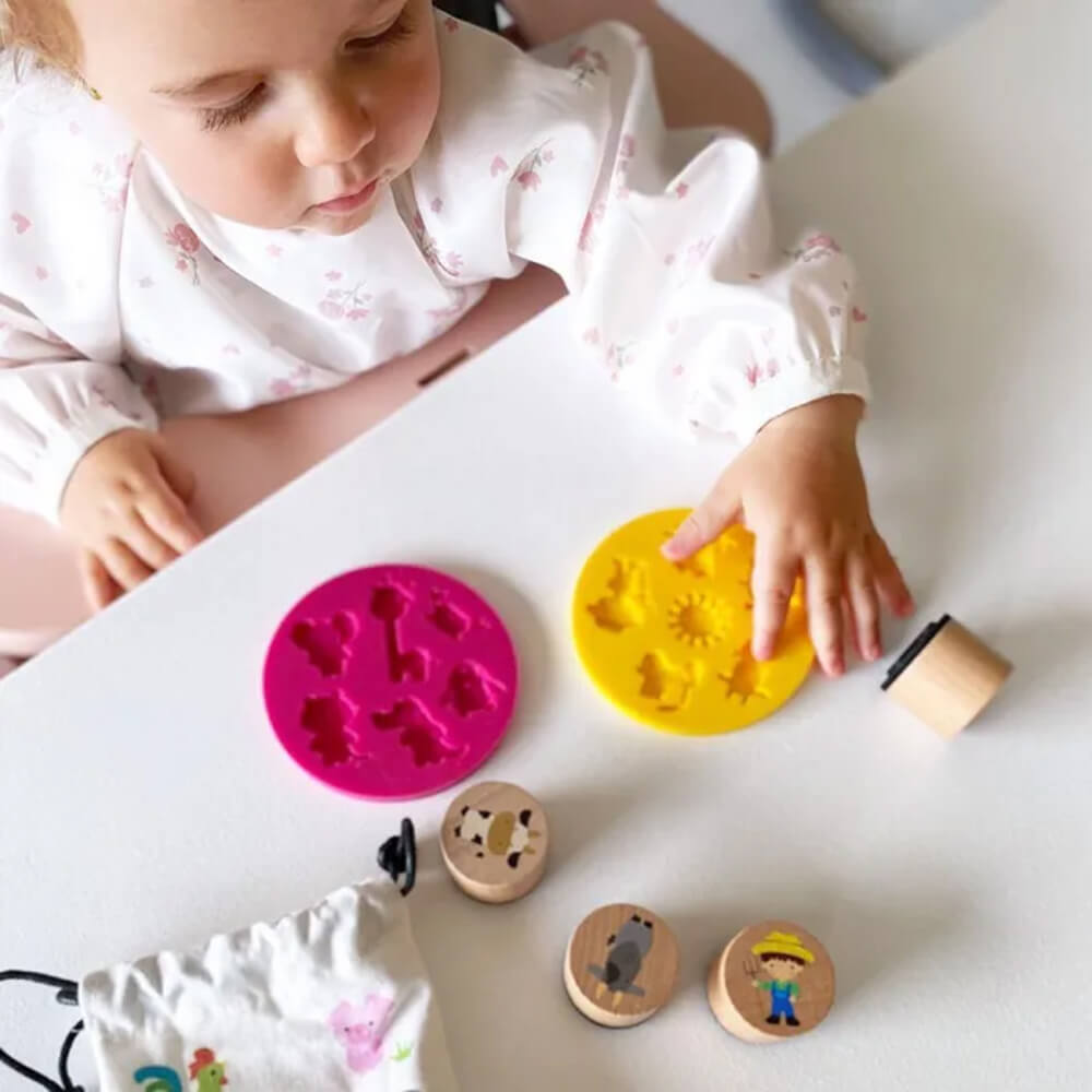 Runde Silikonförmchen zum Kneten von Knetä kaufen - Spielzeug, Alltagshelfer, Geschenke, Babykleidung & mehr