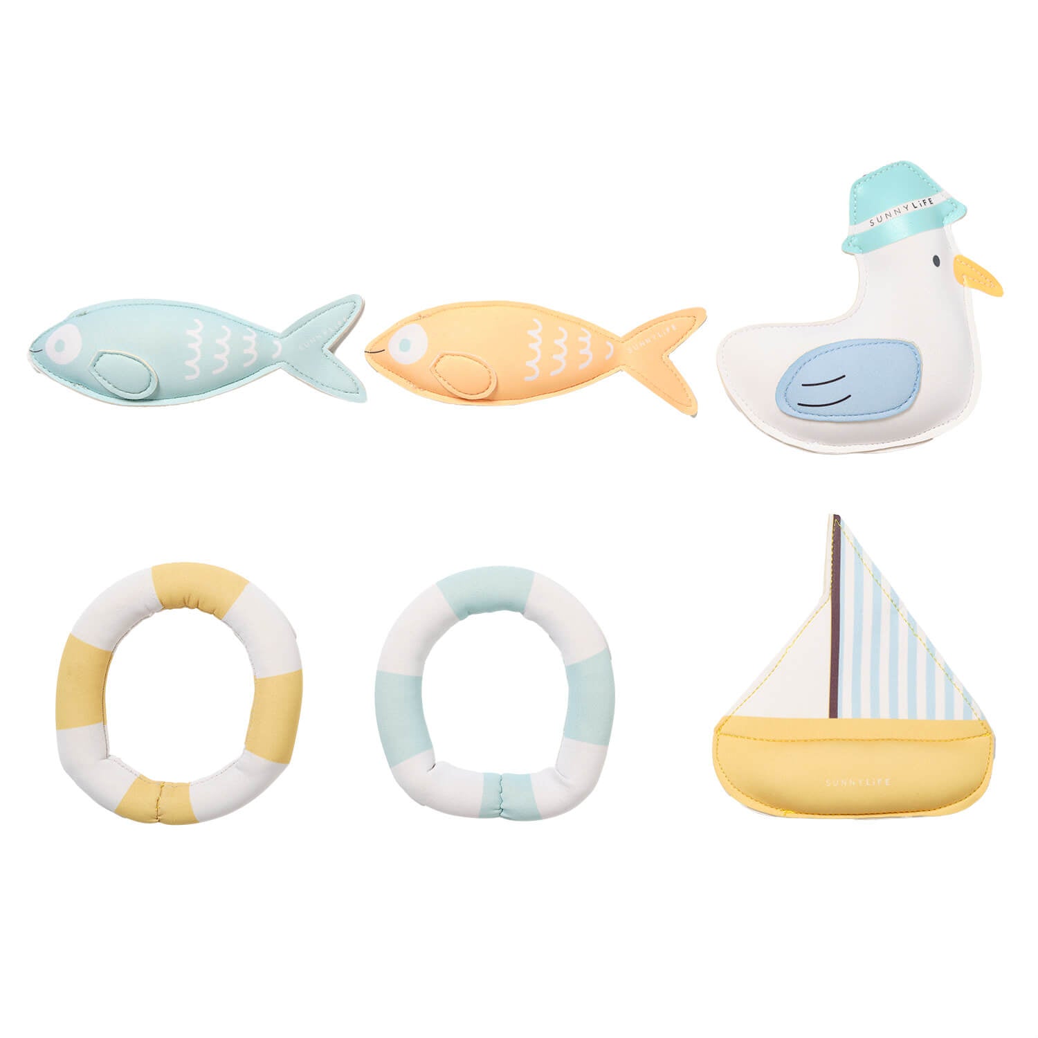 Dive Buddies - 6er Set Tauchspielzeug aus Neopren