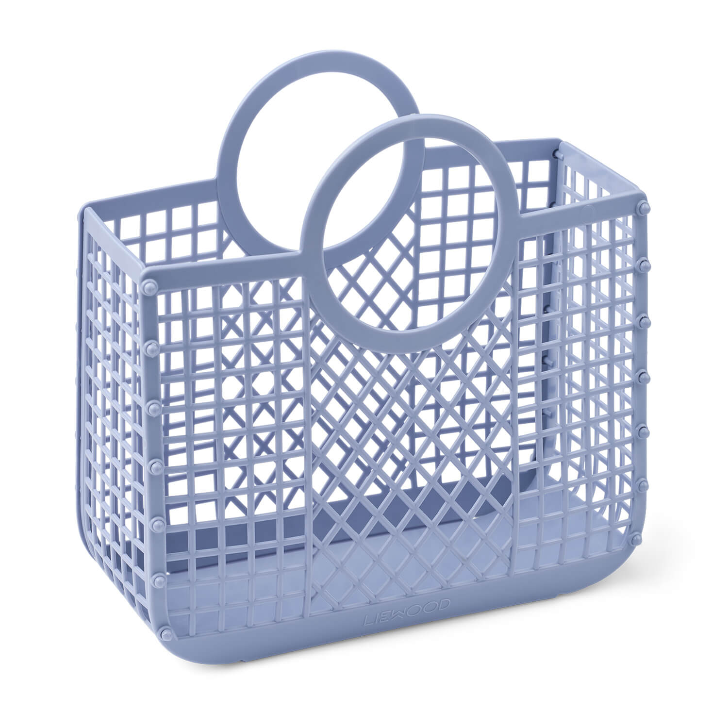 Basket - Kleine Korbtasche aus recyceltem LPDE Modell: Samantha