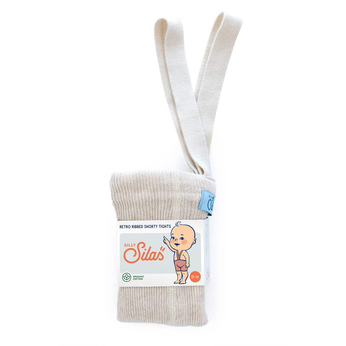 Kurze Leggings Shorty Tights mit Hosenträgern aus 100% Bio-Baumwolle
