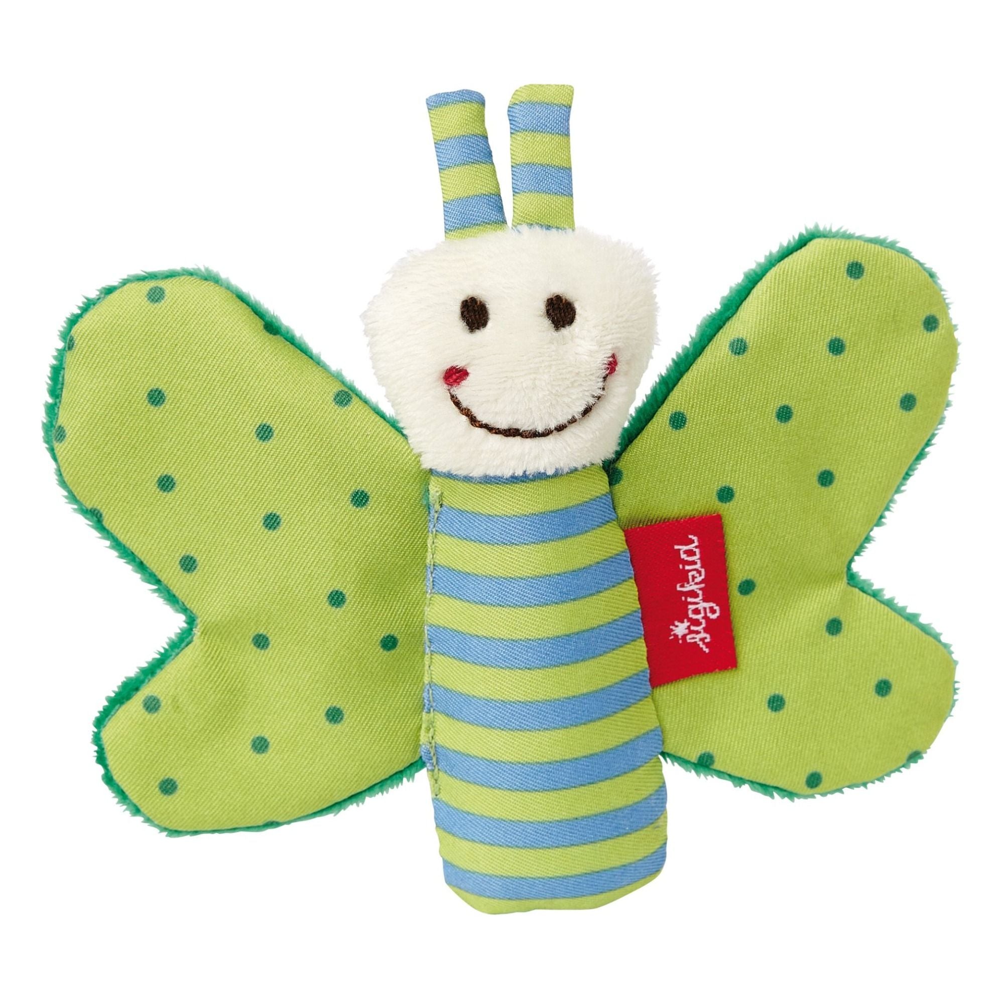 Greifling Knisterspielzeug Schmetterling