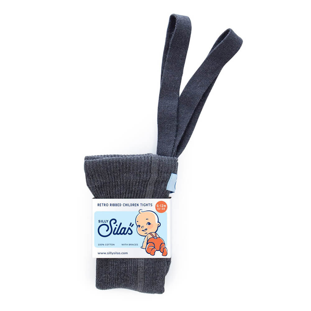 Strumpfhose Classic mit Hosenträgern aus 100% Bio-Baumwolle