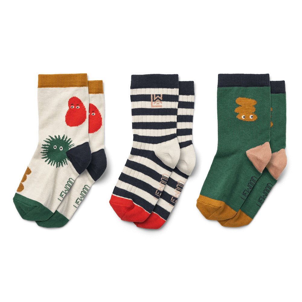Silas Baumwollsocken 3er Pack 100% OEKO-TEX®