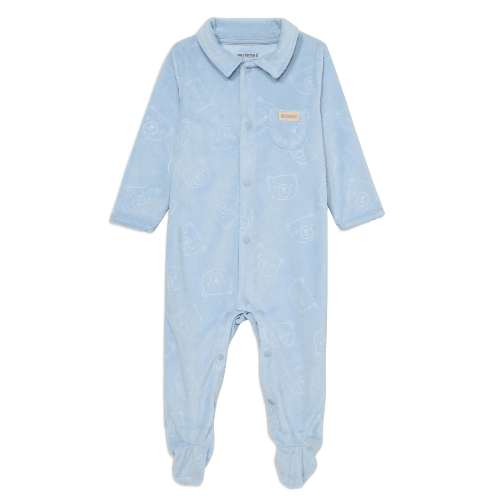 Strampler aus recyceltem Polyester HUGG FOOTED COVERALL