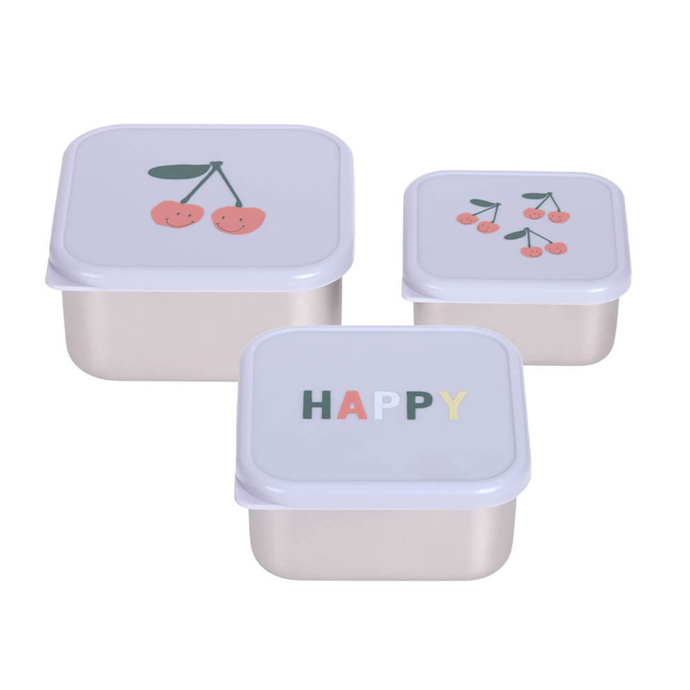 Snackbox 3er Set aus Edelstahl von Lässig kaufen - Alltagshelfer, Babykleidung & mehr