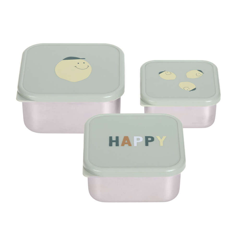 Snackbox 3er Set aus Edelstahl von Lässig kaufen - Alltagshelfer, Babykleidung & mehr
