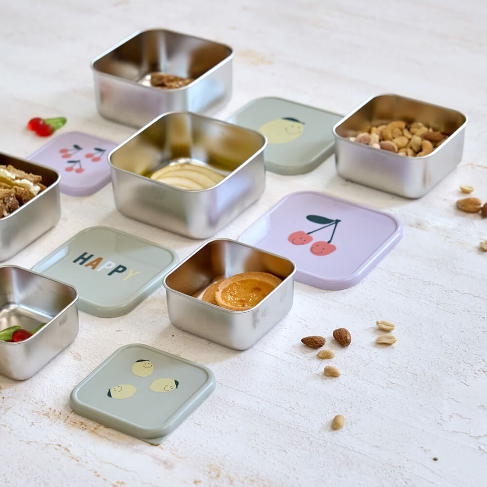 Snackbox 3er Set aus Edelstahl von Lässig kaufen - Alltagshelfer, Babykleidung & mehr