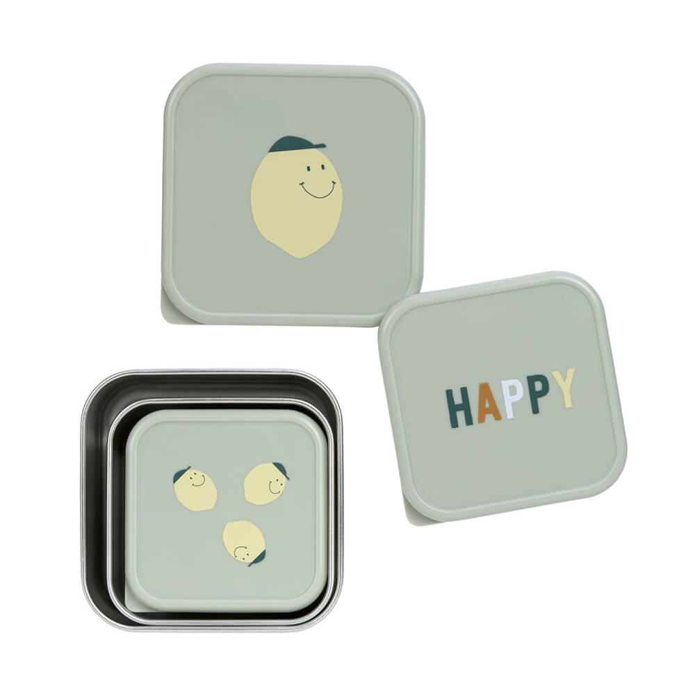 Snackbox 3er Set aus Edelstahl von Lässig kaufen - Alltagshelfer, Babykleidung & mehr