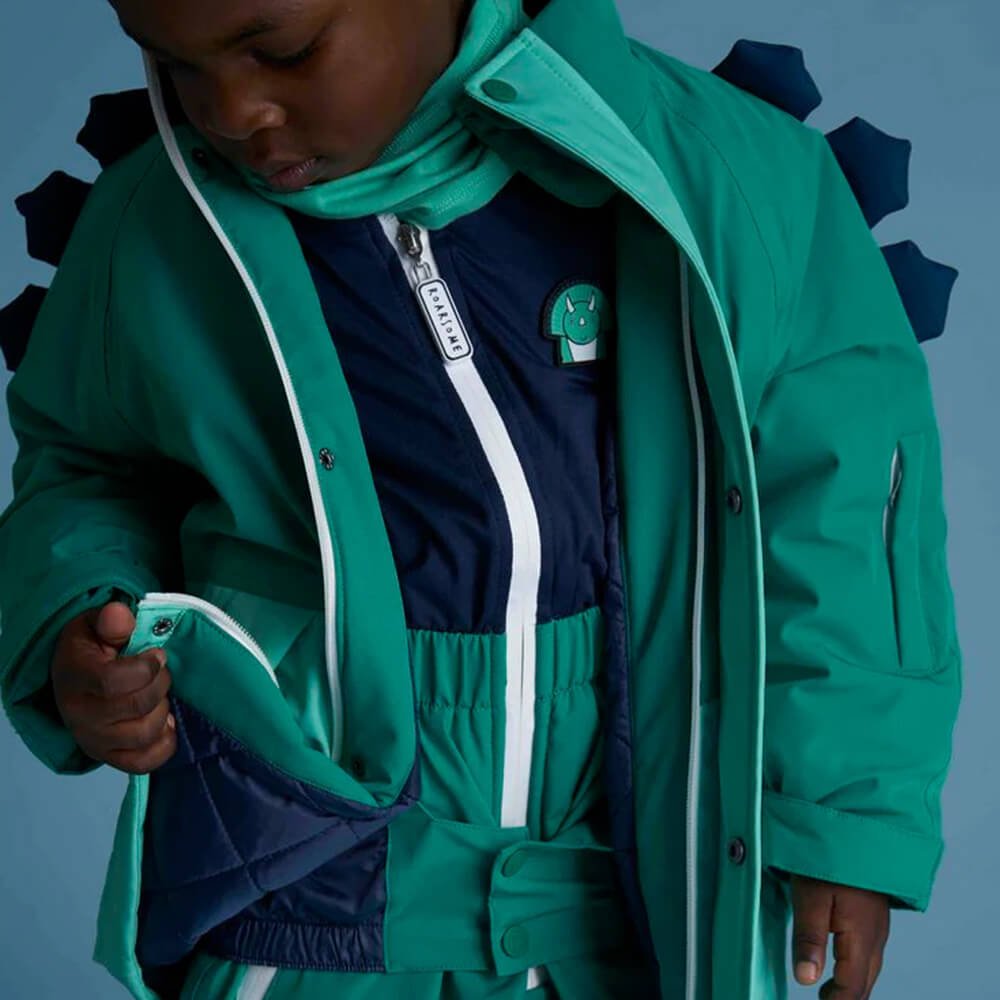 Snow Parka - Nachhaltige Skijacke aus recycelten Flaschen von Dinoski kaufen - Kleidung, Alltagshelfer, Babykleidung & mehr