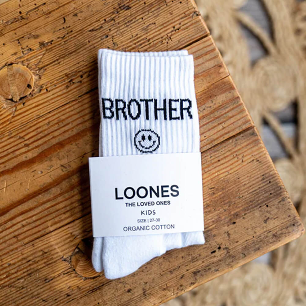 Socken BROTHER aus Bio-Baumwolle von Loones kaufen - Kleidung, Geschenke, Babykleidung & mehr