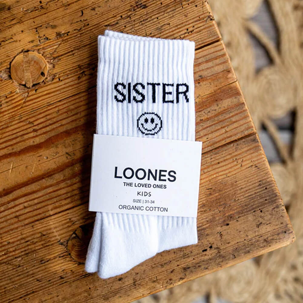 Socken SISTER aus Bio-Baumwolle von Loones kaufen - Kleidung, Geschenke, Babykleidung & mehr