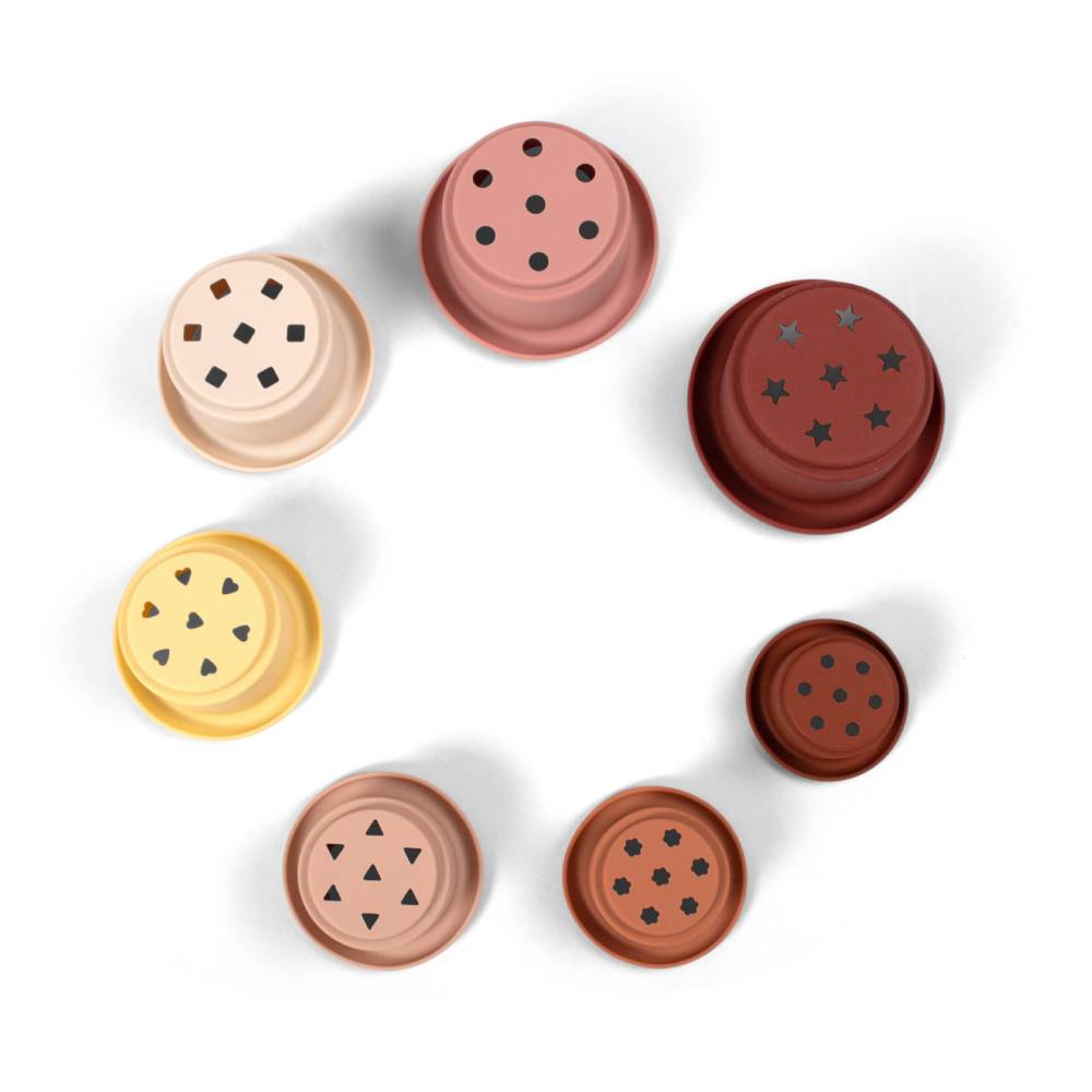 Stapelbecher aus Silikon von Filibabba kaufen - Spielzeug, Geschenke, Baby,, Babykleidung & mehr