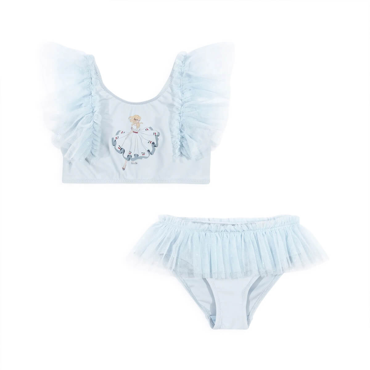 Strut Bikini mit Rüschen aus recyceltem Polyester GRS von Konges Slojd kaufen - Kleidung, Babykleidung & mehr