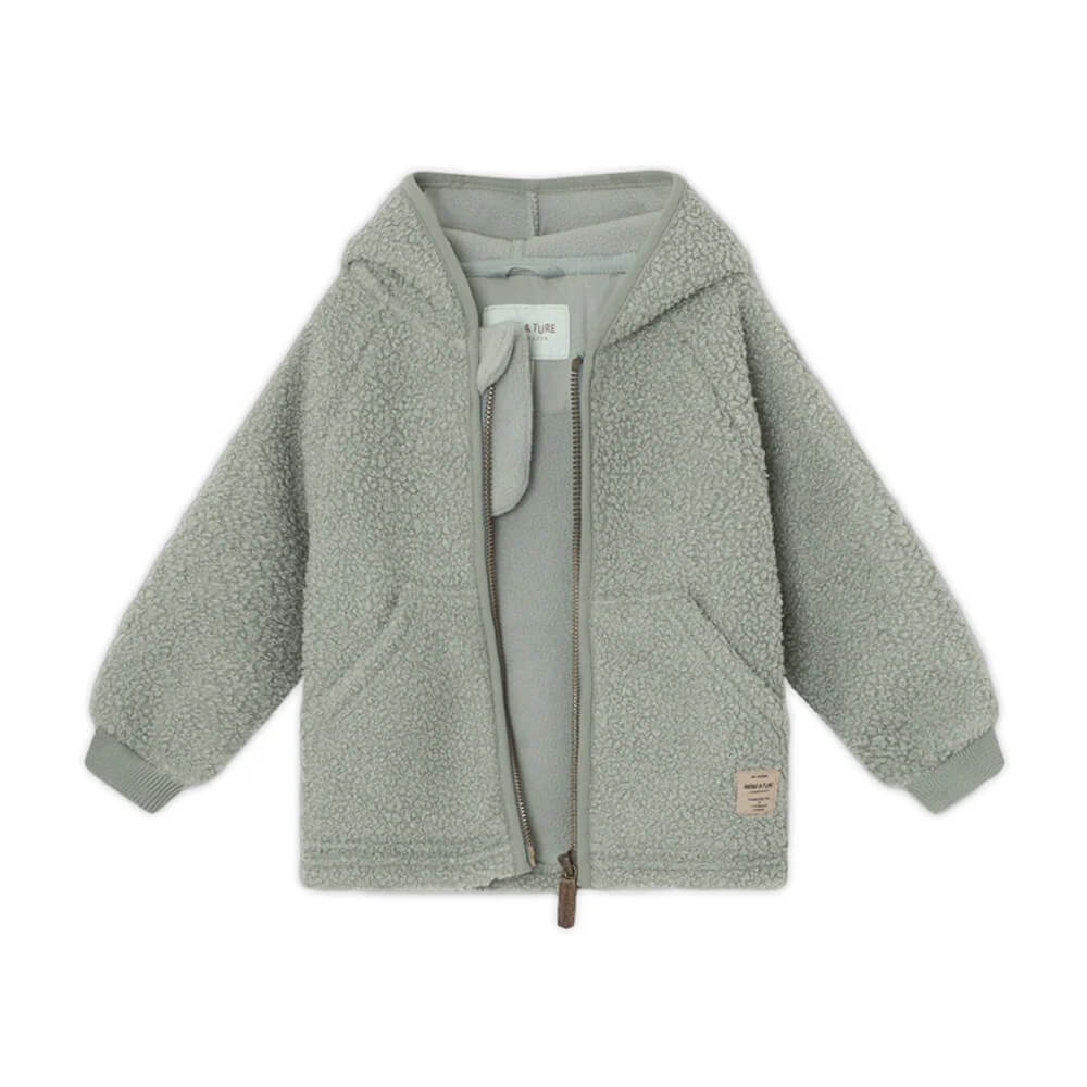 Teddyfleece Jacke aus 100% recyceltem Polyester GRS - Modell: Liff von Mini A Ture kaufen - Kleidung, Babykleidung & mehr