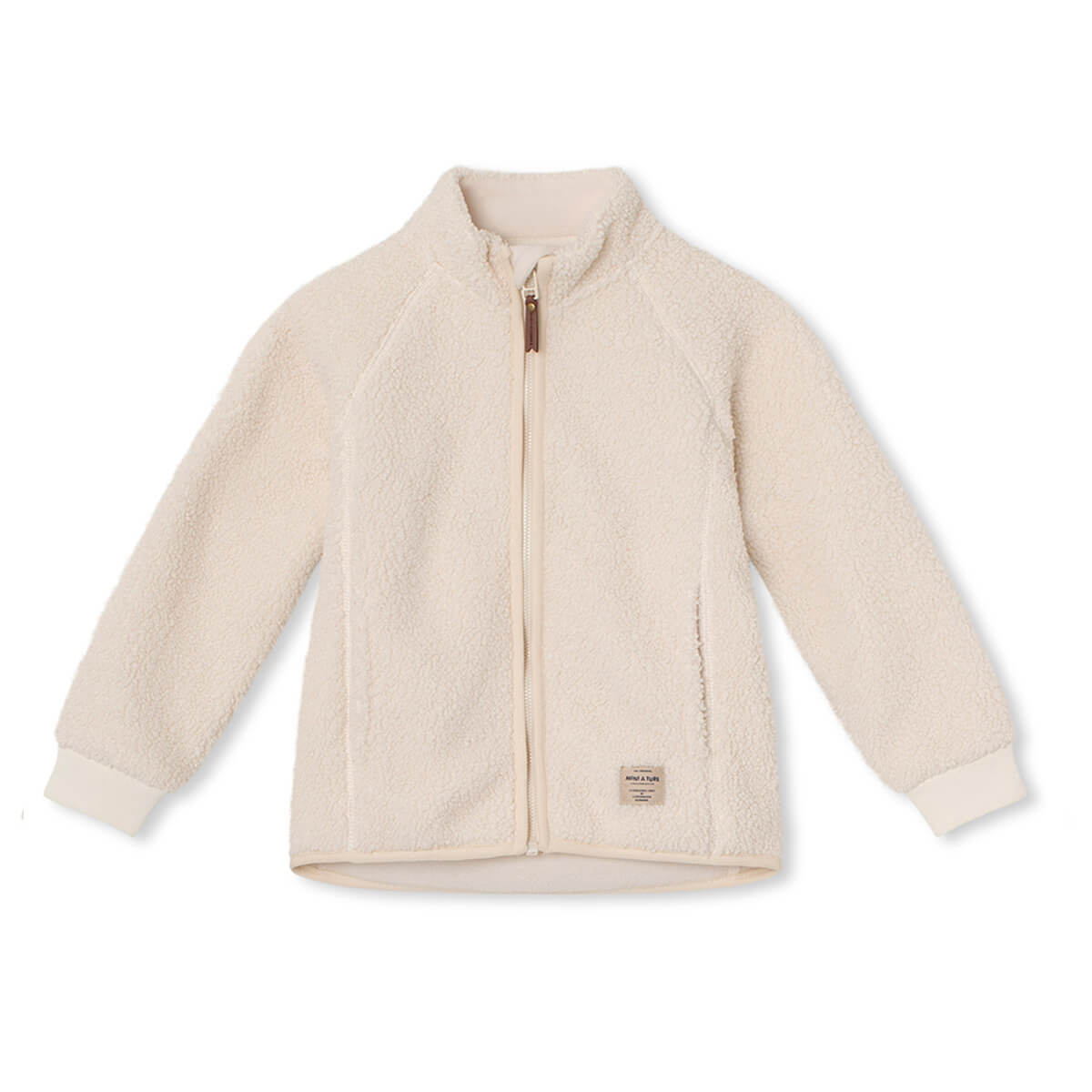 Teddyfleece Zip Jacke ohne Kapuze aus 100% recyceltem Polyester - Modell: Cedric von Mini A Ture kaufen - Kleidung, Babykleidung & mehr