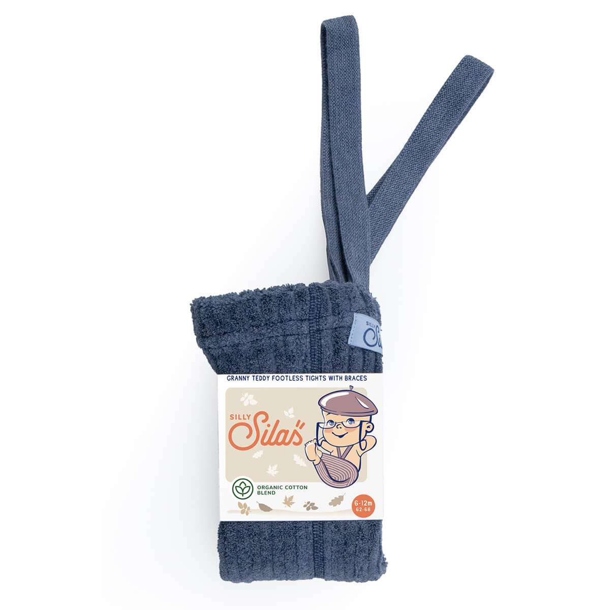 Granny Teddy Leggings mit Hosenträgern aus Bio Baumwolle