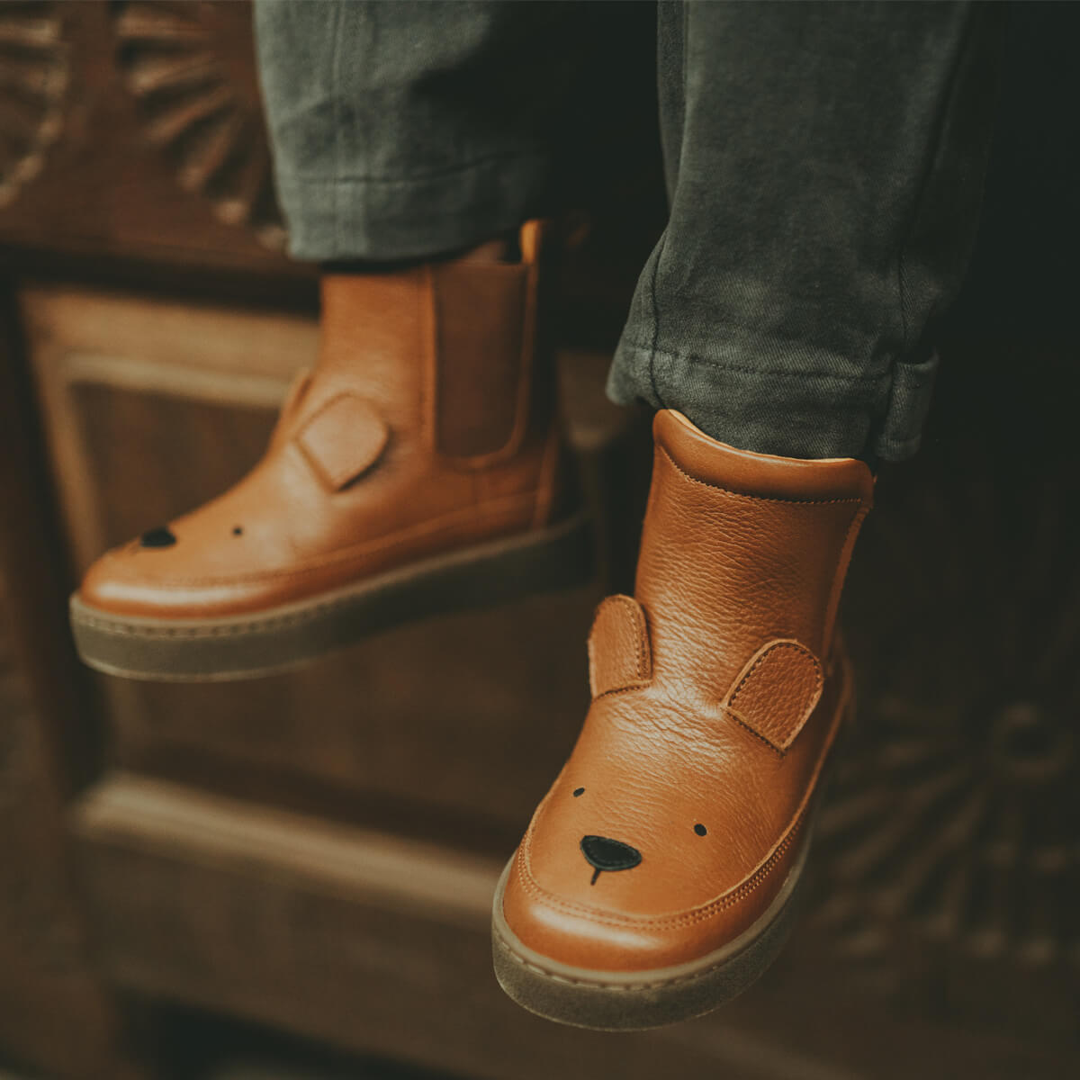 Thuru Classic Kinderstiefel aus 100% Premium - Leder von Donsje kaufen - Kleidung, Babykleidung & mehr