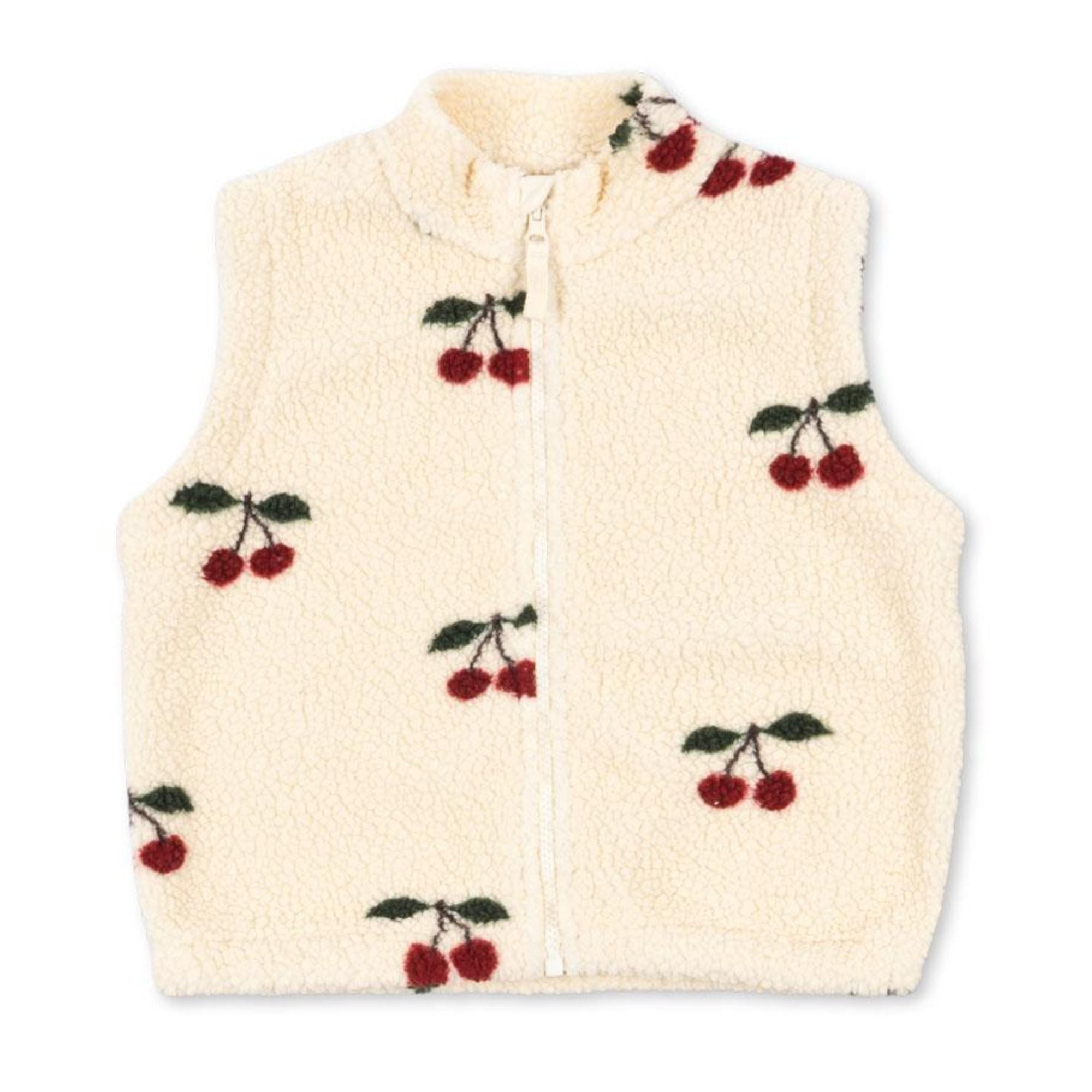 Teddyweste aus recyceltem Polyester Modell: Jody