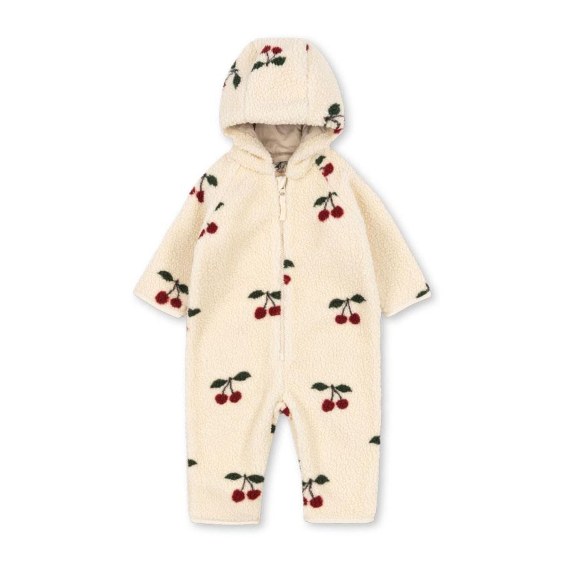 Teddy Baby-Onesie aus recyceltem Polyester und Baumwollfutter Modell: Jody