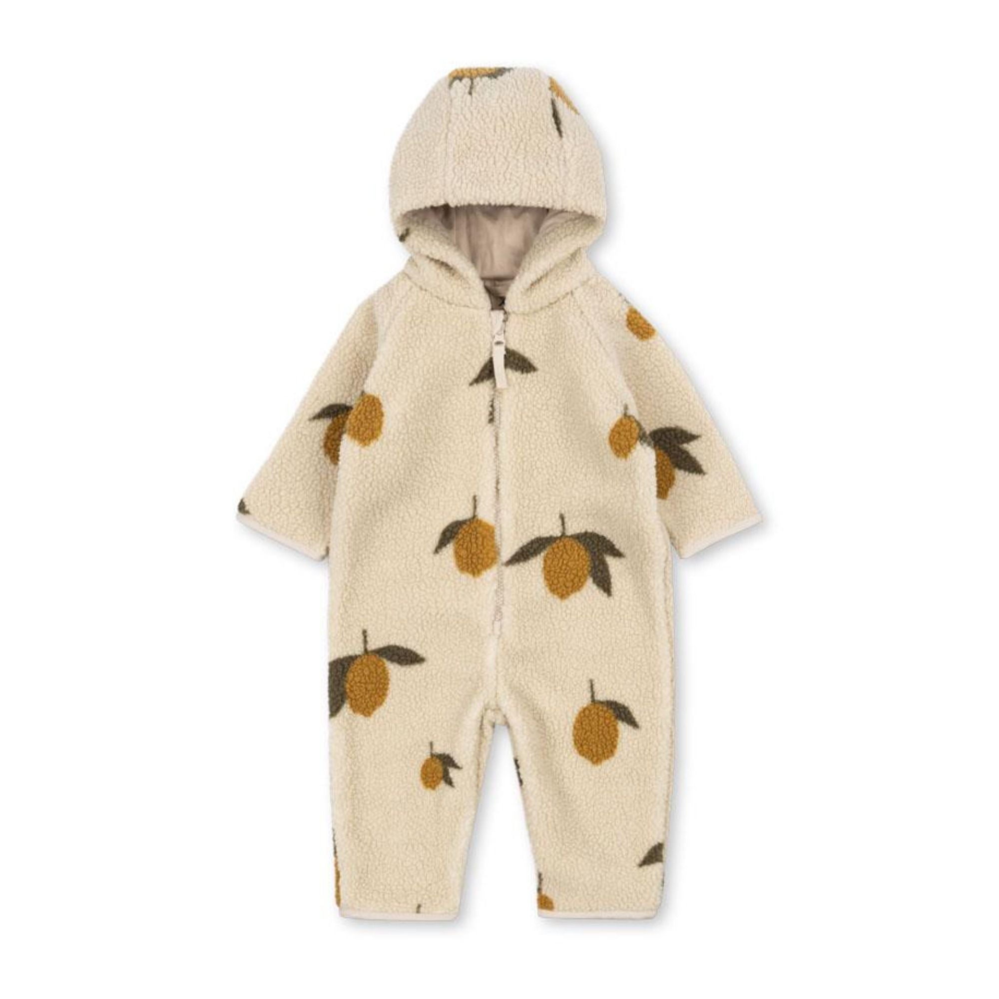 Teddy Baby-Onesie aus recyceltem Polyester und Baumwollfutter Modell: Jody