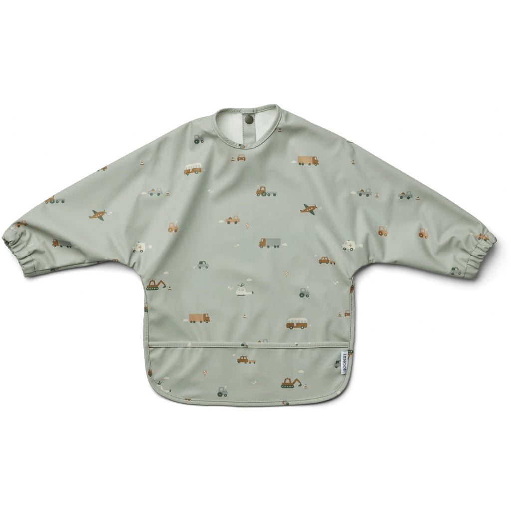 Merle Lätzchen mit langen Ärmeln aus 100% Recyceltem Polyester