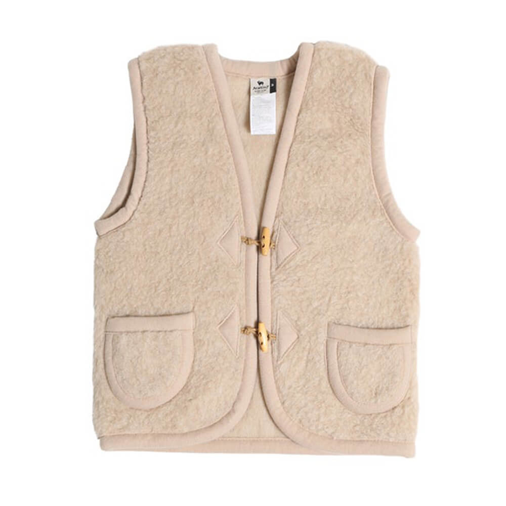 Weste aus 100% Wolle Modell: Alpen von Alweroshop kaufen - Kleidung, Babykleidung & mehr