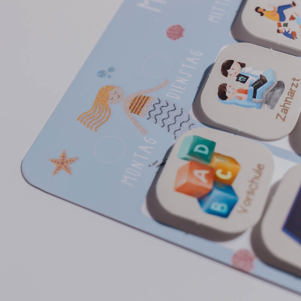 Wochenplaner Glitzer von InLiebeKind kaufen - Alltagshelfer, Mama, Spielzeug, Babykleidung & mehr