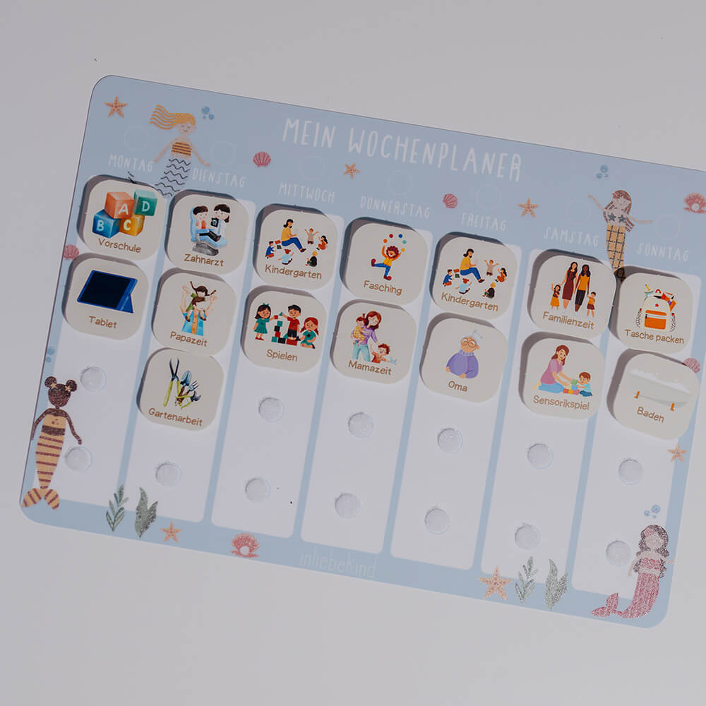 Wochenplaner Glitzer von InLiebeKind kaufen - Alltagshelfer, Mama, Spielzeug, Babykleidung & mehr