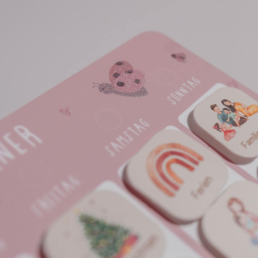 Wochenplaner Glitzer von InLiebeKind kaufen - Alltagshelfer, Mama, Spielzeug, Babykleidung & mehr