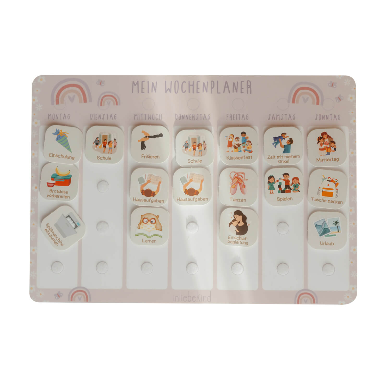 Wochenplaner von InLiebeKind kaufen - Alltagshelfer, Mama, Spielzeug, Babykleidung & mehr