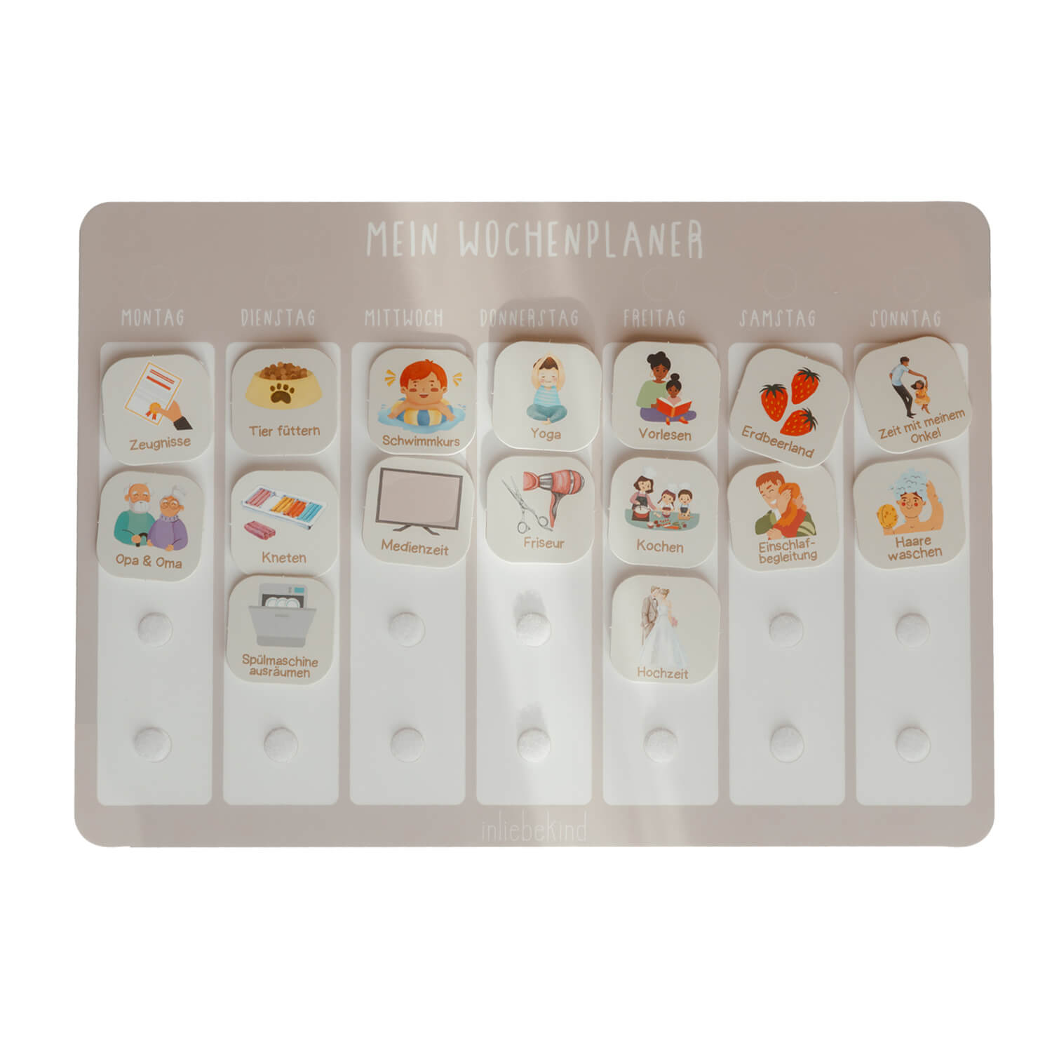 Wochenplaner von InLiebeKind kaufen - Alltagshelfer, Mama, Spielzeug, Babykleidung & mehr