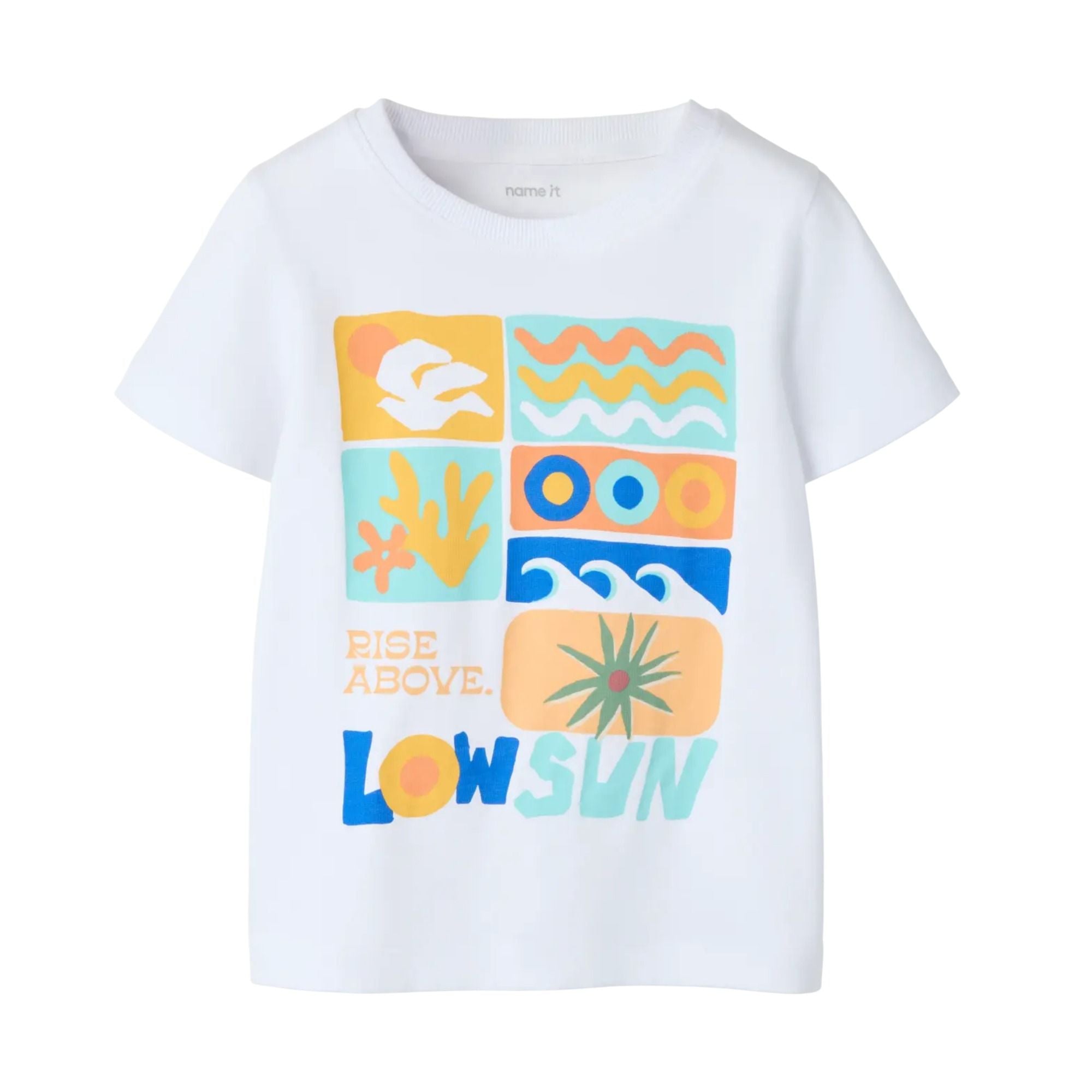 Kinder T-Shirt mit sommerlichen Print aus Baumwolle