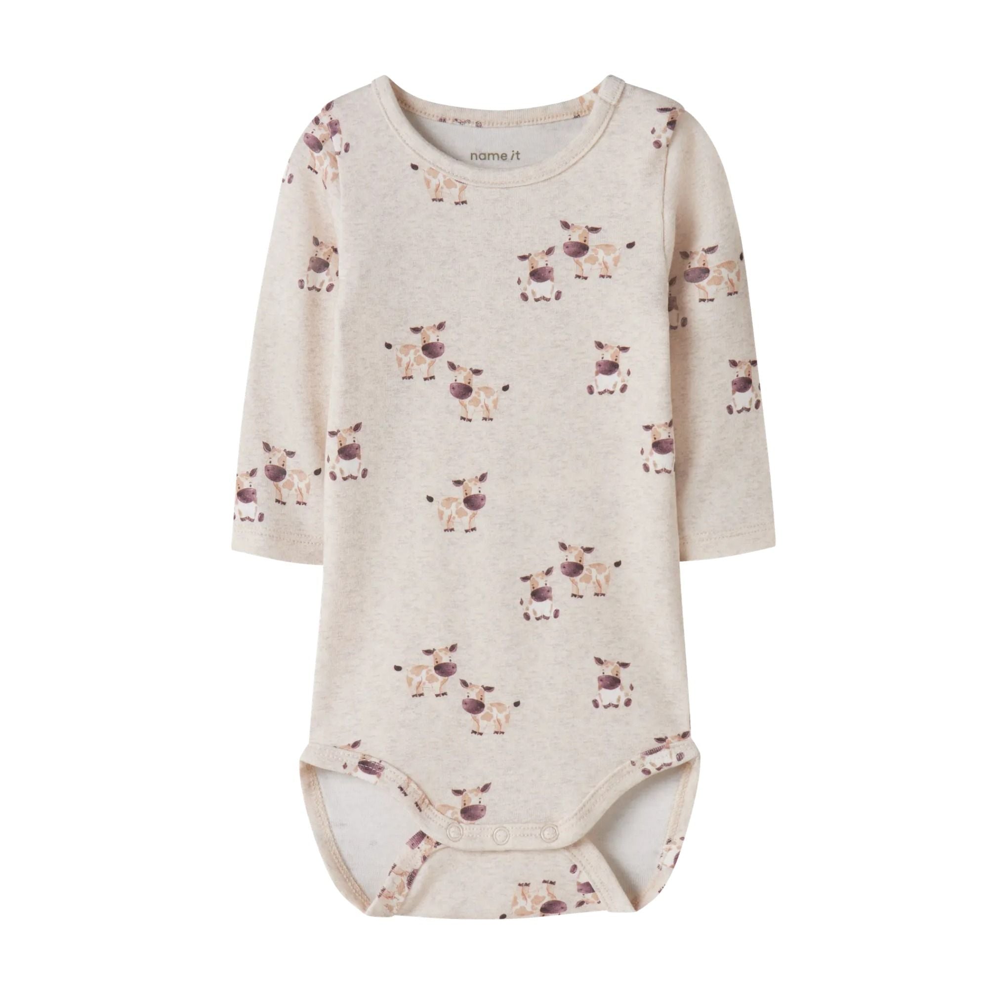 Baby Body Langarm aus Baumwolle