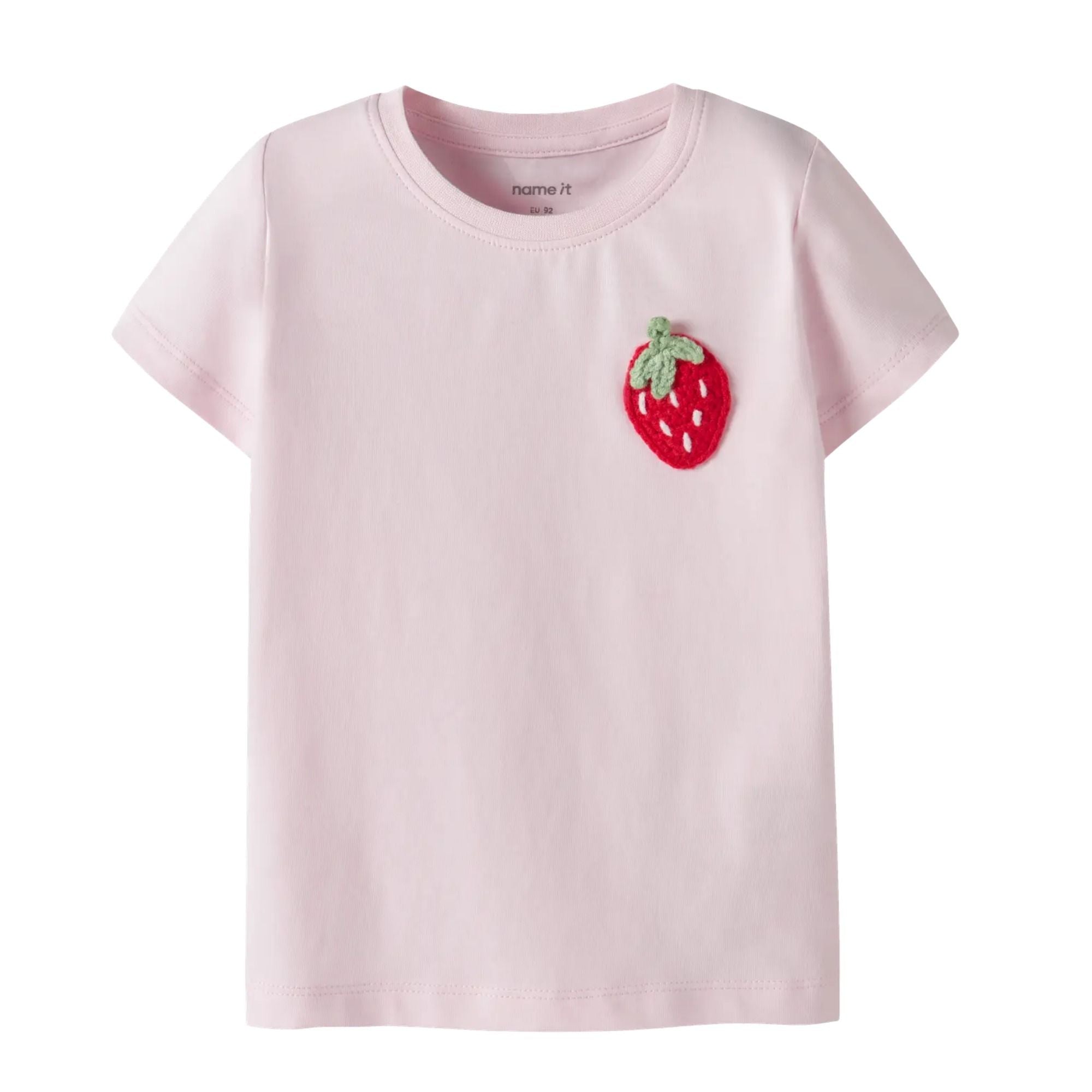 Kinder T-Shirt mit gehäkelter Applikation