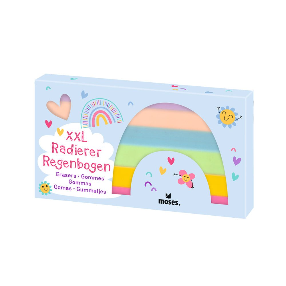 XXL Radierer Regenbogen von Moses Verlag kaufen - Alltagshelfer, Geschenke, Babykleidung & mehr