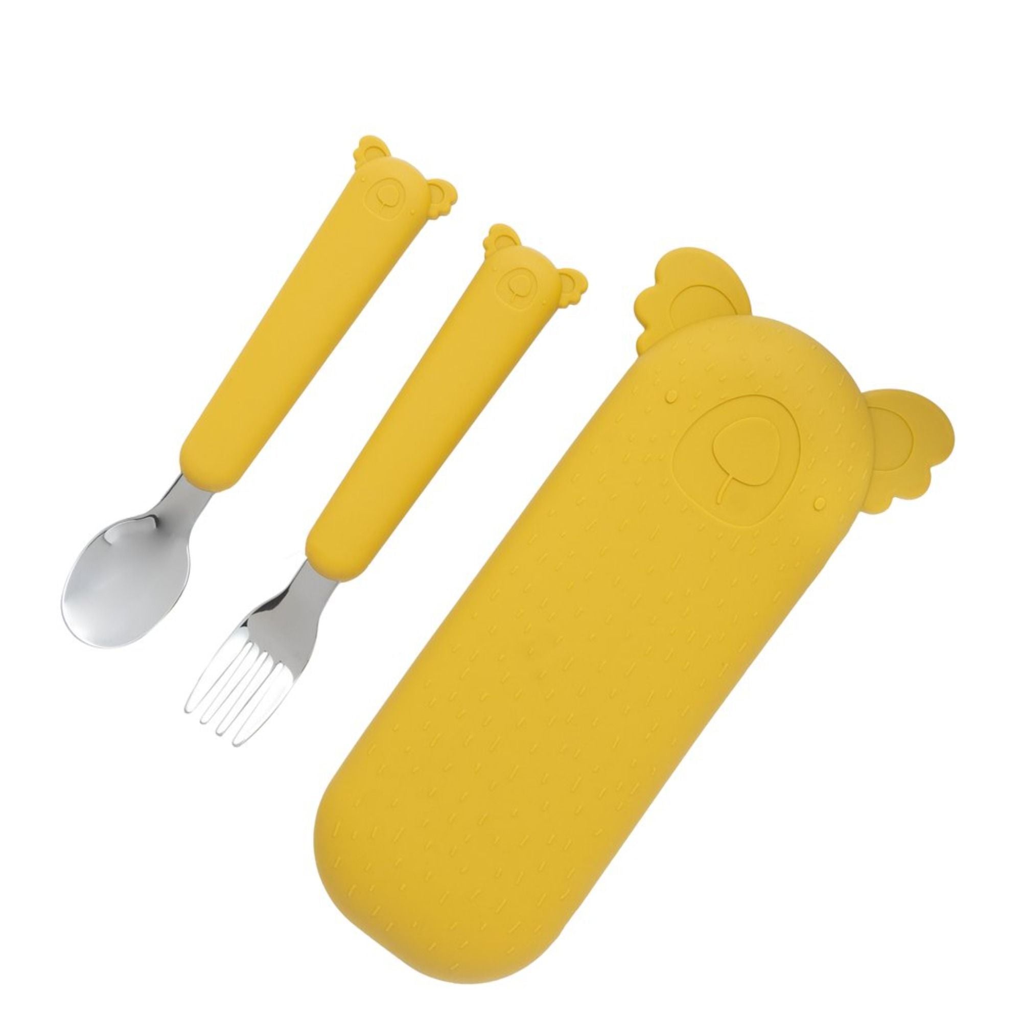 Zoe the Koala Besteckset mit Silikonhülle - aus Silikon LFGB von the cotton cloud kaufen - Alltagshelfer, Babykleidung & mehr