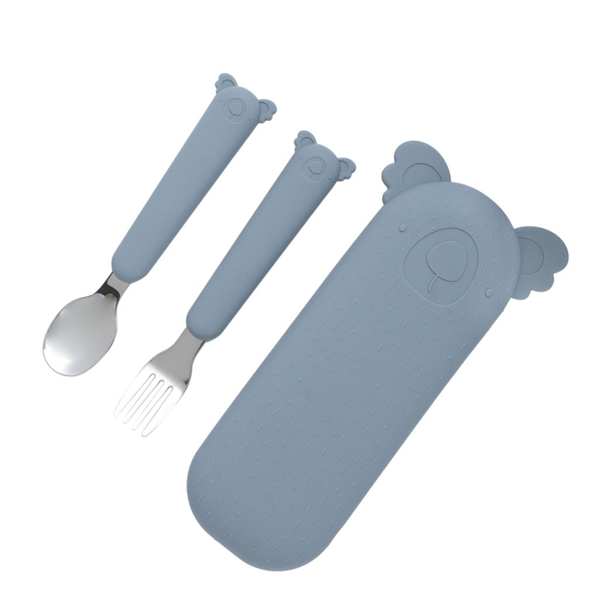 Zoe the Koala Besteckset mit Silikonhülle - aus Silikon LFGB von the cotton cloud kaufen - Alltagshelfer, Babykleidung & mehr