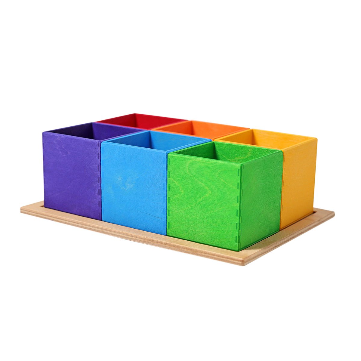 6er Sortierhilfe aus Holz von Grimm´s kaufen - Spielzeug, Kinderzimmer, Alltagshelfer, Geschenke, Babykleidung & mehr