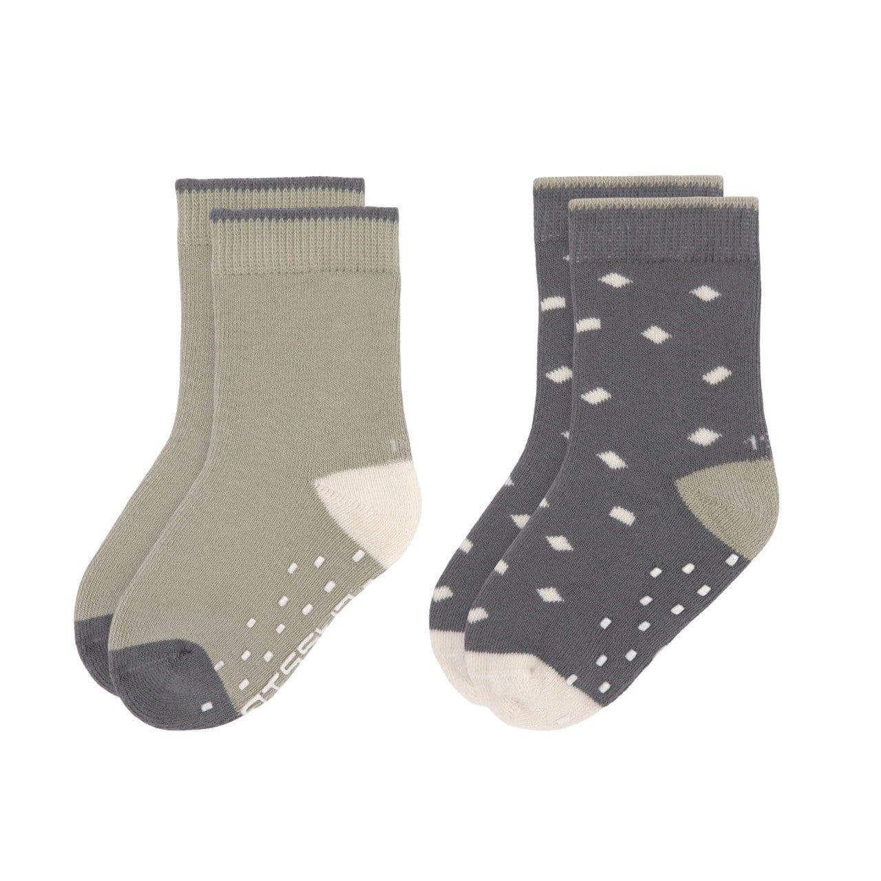 Anti-slip Socks 2er Set - Antirutsch-Socken aus Bio-Baumwolle von Lässig kaufen - Kleidung, Babykleidung & mehr