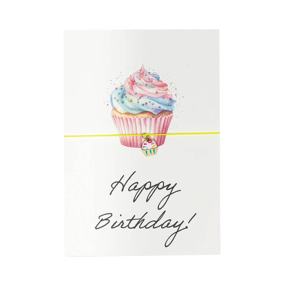 Armbandkarte mit Vergoldetem Anhänger von by Vivi. kaufen - Kleidung, Geschenke, Mama, Alltagshelfer,, Babykleidung & mehr