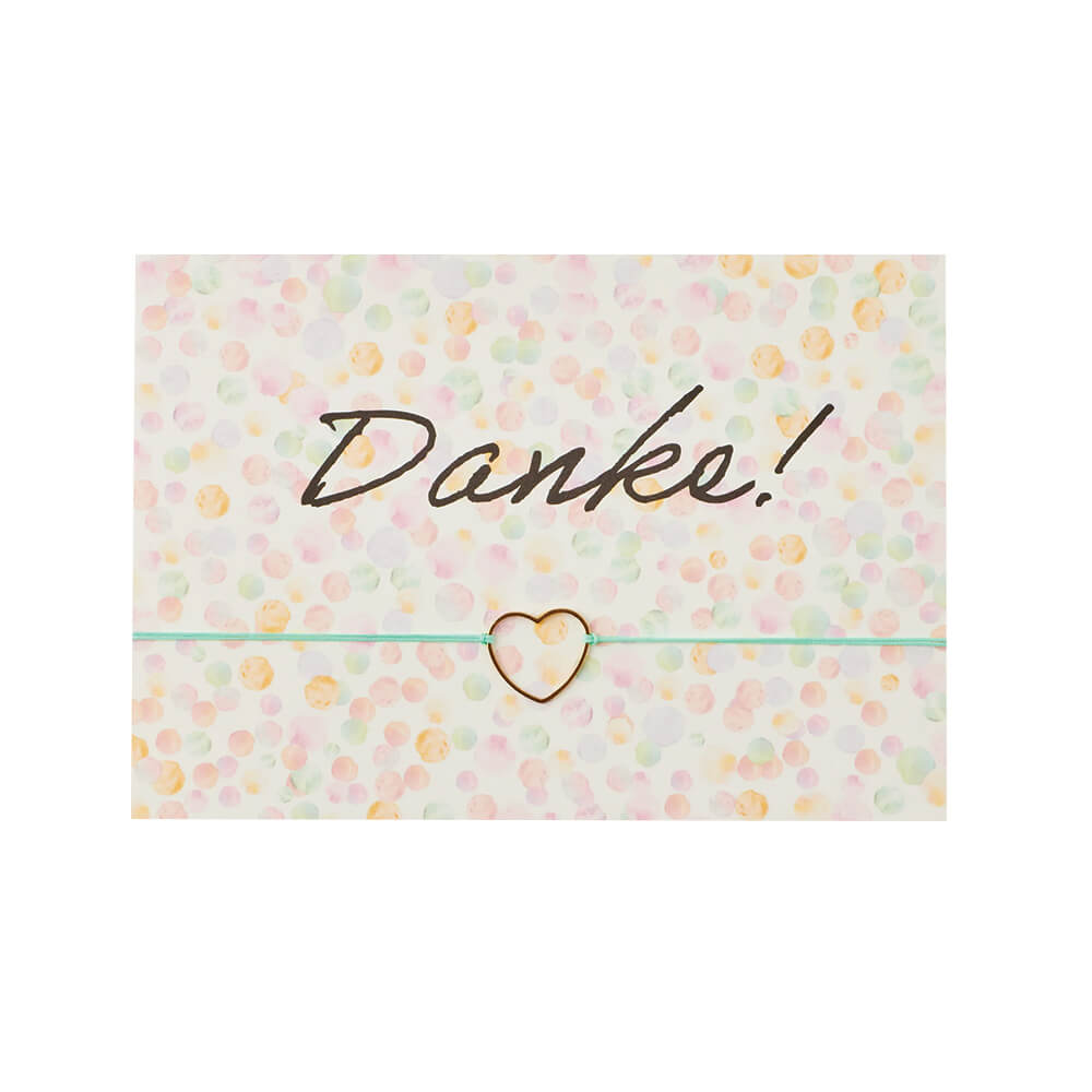 Armbandkarte mit Vergoldetem Anhänger von by Vivi. kaufen - Kleidung, Geschenke, Mama, Alltagshelfer,, Babykleidung & mehr