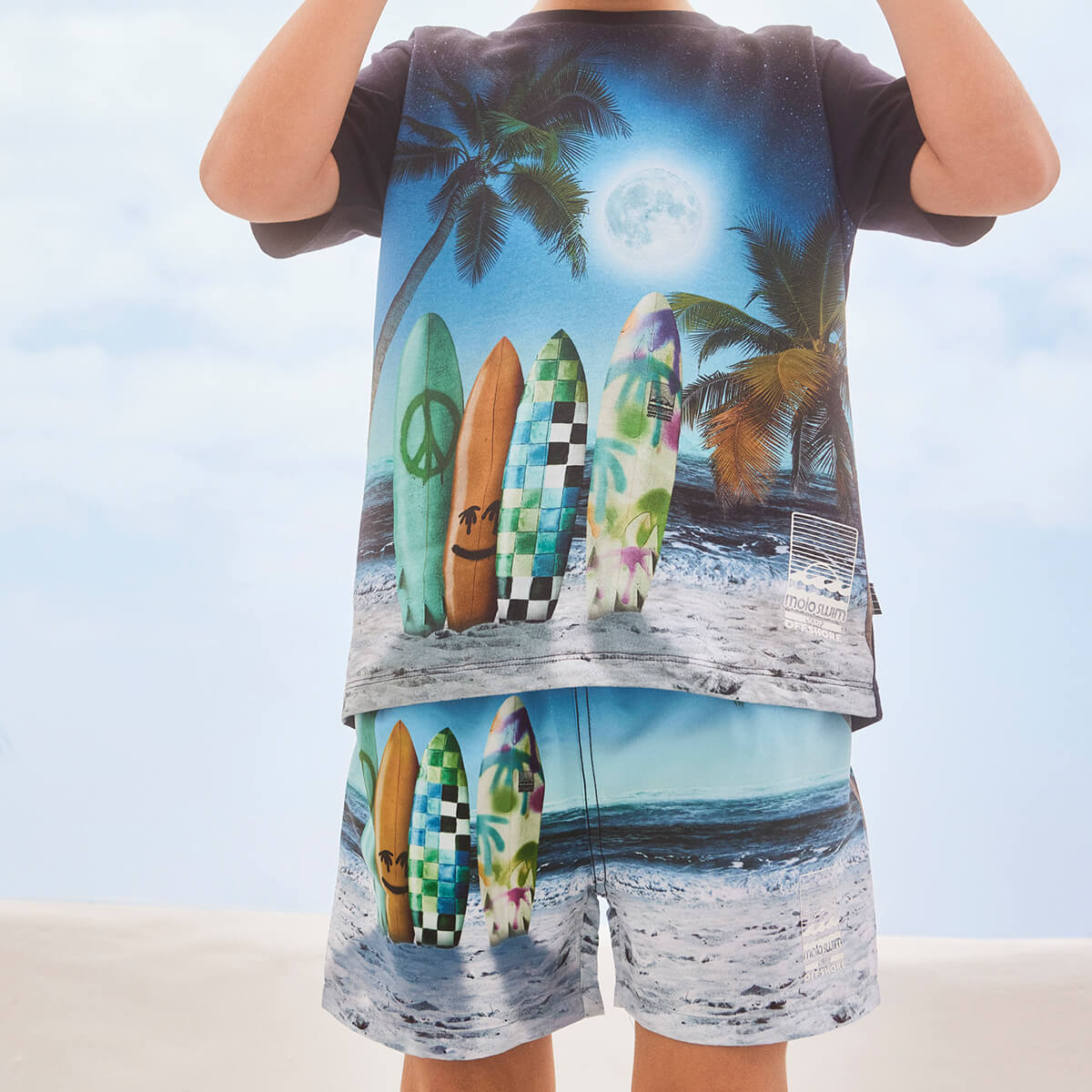 Badehose Shorts aus 100% Recyceltem Polyester Modell: Niko von Molo kaufen - Kleidung, Babykleidung & mehr