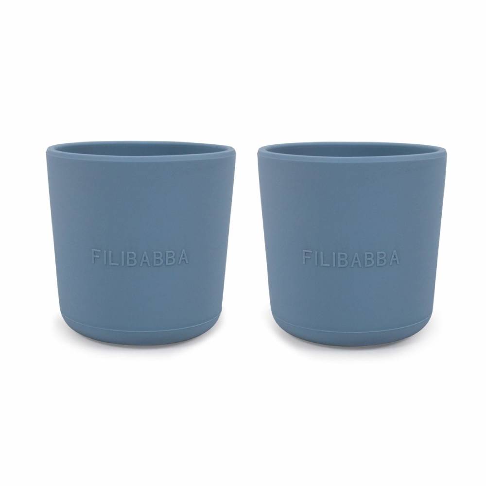 Becher aus Silikon 2er Set von Filibabba kaufen - Alltagshelfer, Babykleidung & mehr