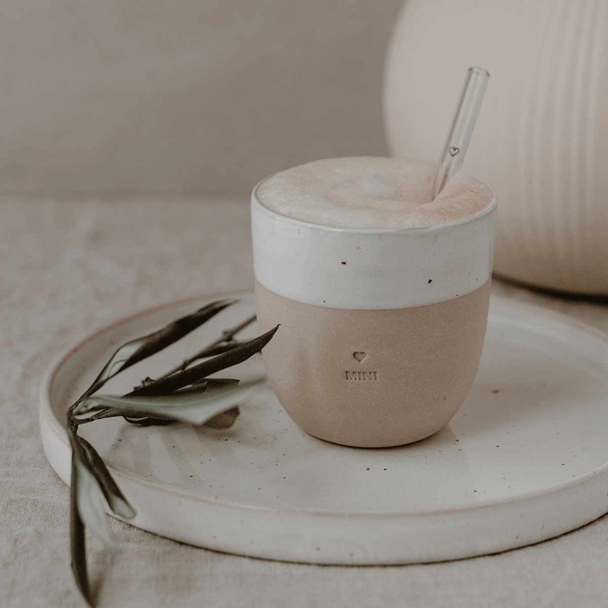 Becher aus Steingut - Klein von Eulenschnitt kaufen - Alltagshelfer, Geschenke, Mama, Babykleidung & mehr