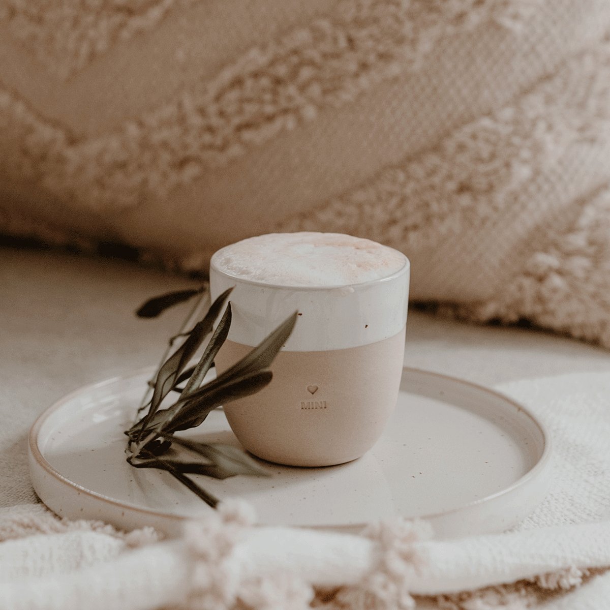 Becher aus Steingut - Klein von Eulenschnitt kaufen - Alltagshelfer, Geschenke, Mama, Babykleidung & mehr