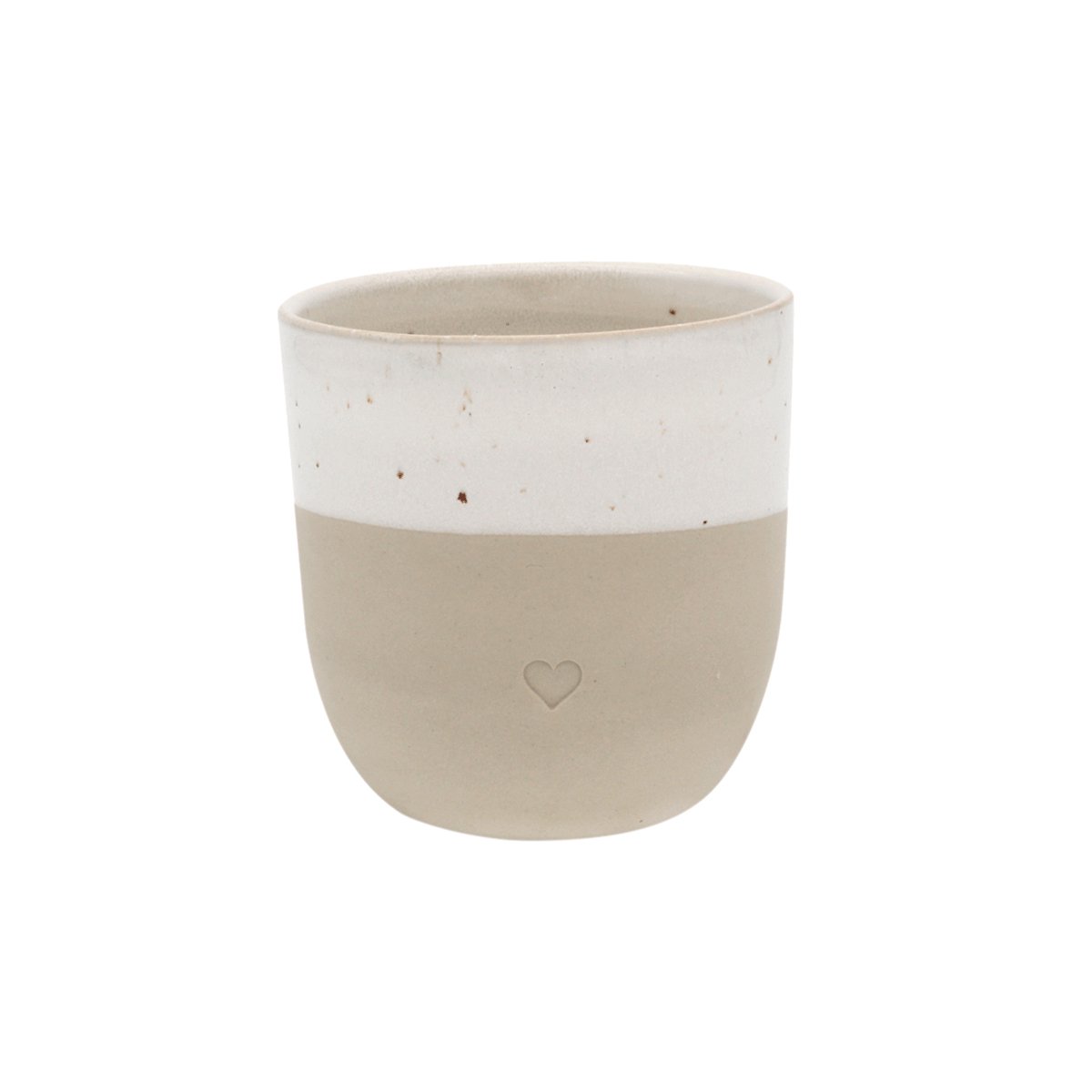 Becher aus Steingut - Klein von Eulenschnitt kaufen - Alltagshelfer, Geschenke, Mama, Babykleidung & mehr