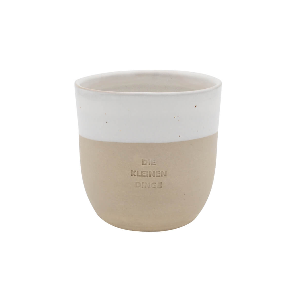 Becher aus Steingut - Klein von Eulenschnitt kaufen - Alltagshelfer, Geschenke, Mama, Babykleidung & mehr