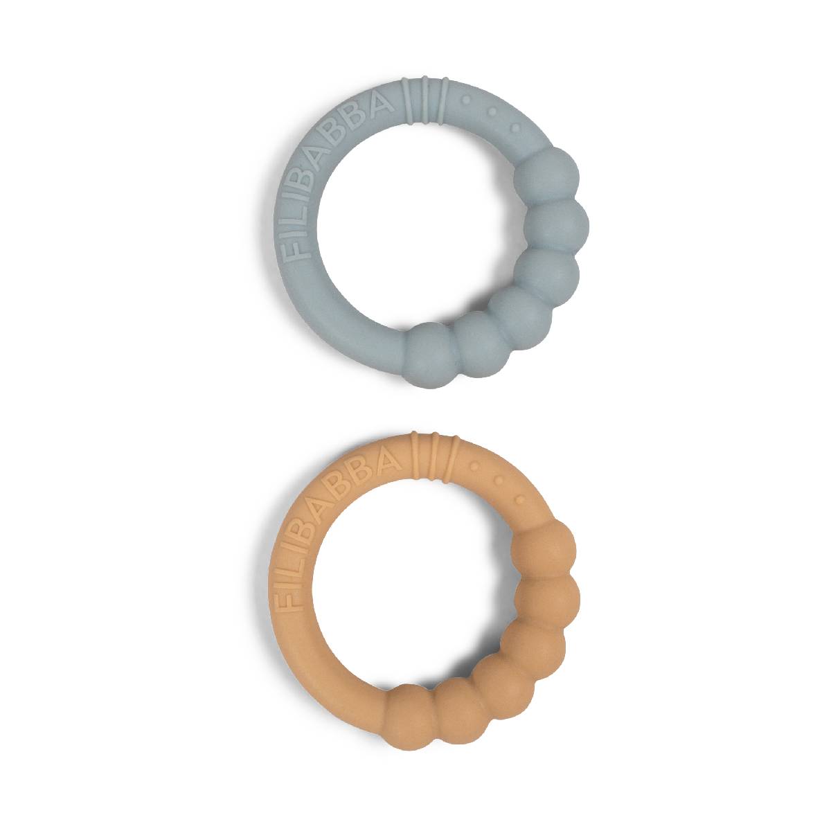 Beißringe aus Silikon für Babies 2er Set von Filibabba kaufen - Baby, Babykleidung & mehr
