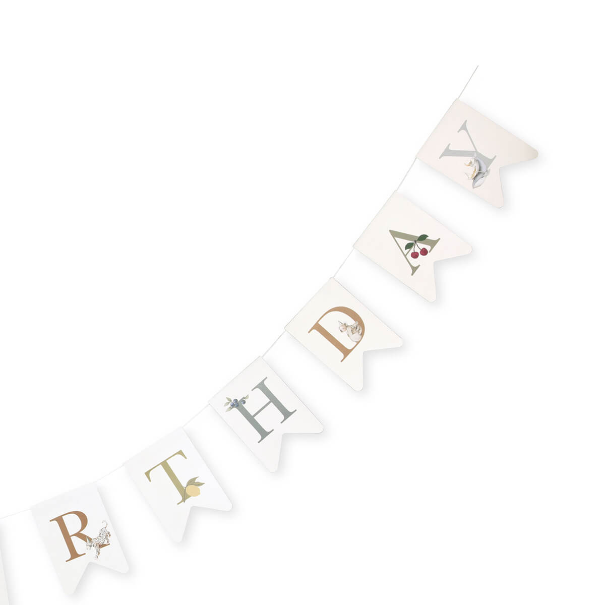 Birthday Garland - Geburtstagsgirlande aus FSC Karton von Konges Slojd kaufen - Kinderzimmer, Babykleidung & mehr