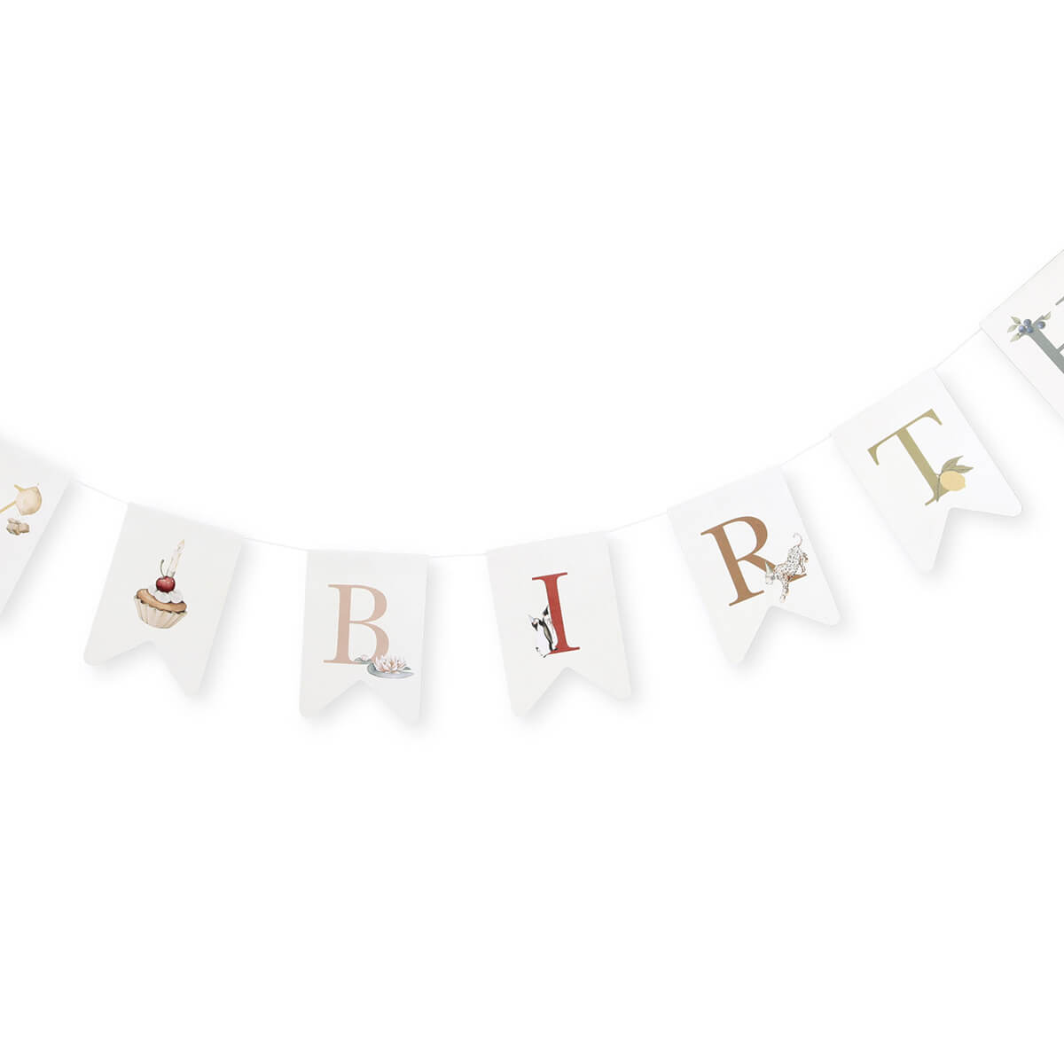 Birthday Garland - Geburtstagsgirlande aus FSC Karton von Konges Slojd kaufen - Kinderzimmer, Babykleidung & mehr